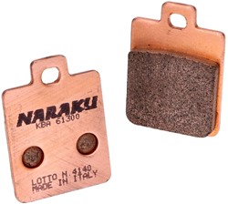 Remblokset Naraku voor Piaggio / Vespa / SYM / Peugeot / Gilera Synthered NK430.33/S