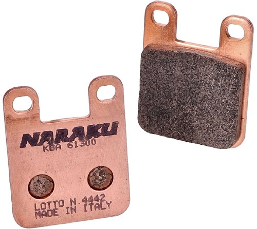 Remblokset Naraku voor AJP Peugeot / Derbi / Aprilia / Beta / CPI Synthered NK430.34/S