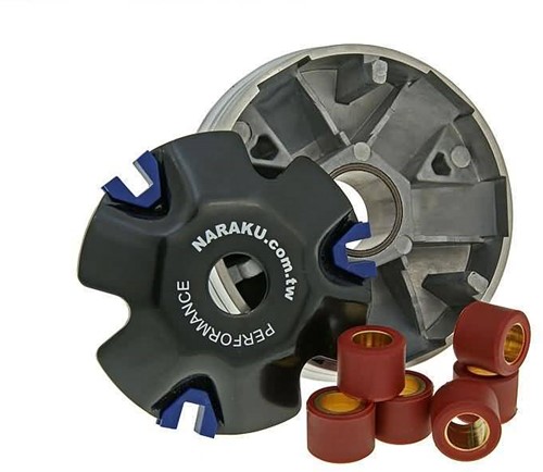 Variokit Naraku Gy6 China 4t scooter / Baotian 4t / Kymco Agility 50 / Kymco Super 8 / Kymco people S / Kymco Like / Btc / Agm / Iva - Met 5.5Gram rollen (Standaard Variateur)