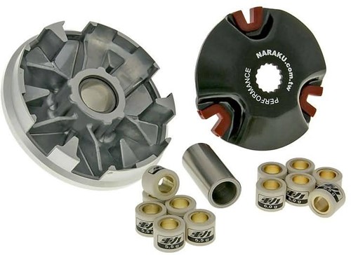 Variokit Naraku Racing V.2 Yamaha Aerox T/m 2012 / Yamaha Jog / Aprilia Rally / Beta Ark / Aprillia Sr 2000 / Yamaha Why / Yamaha neos T/m 2007 / Malaguti F12 / F15 / Minarelli Horizontaal NK900.97