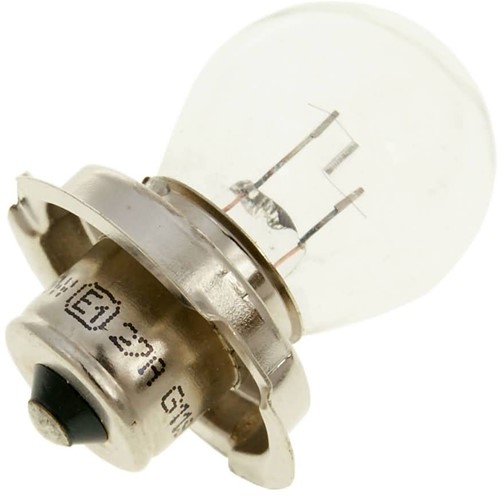 lamp 12Volt 25W + kraag P26S universeel