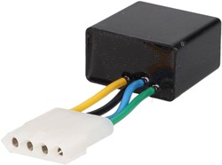 Controle Lichtrelais Aprilia RS 50 / Aprilia RS4 / Aprilia RX 50 / Aprilia SX 50 / Derbi GPR 50 / Derbi Senda / Gilera SMT 50 (4 Polige Stekker)
