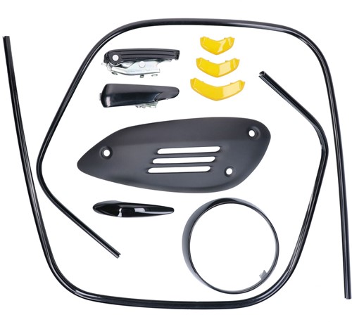 Stylingkit Black Edition voor Vespa Gts 125 T/m 300 HPE Iget - vanaf 2019