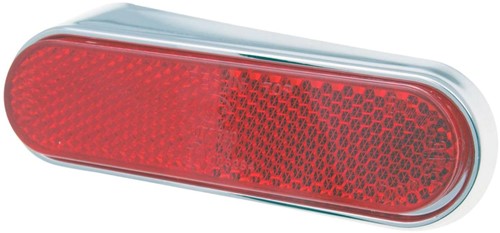 Reflector houder Chroom Rood Rechtsachter Zijscherm Vespa S / Vespa Lx 50 / Vespa Lxv Origineel 58234R5