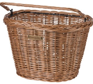 Fietsmand Basil mand riet Basimply Wicker 33L 39x29x29cm