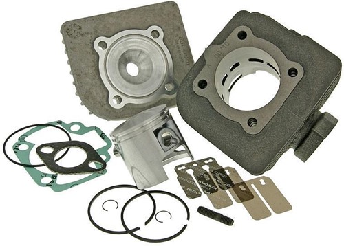 Cilinder Malossi + Kop 70cc Aprilia Habana Custom 50 / Aprilia Mojito Retro 50 / Benelli 491 ST 50 / Derbi Vamos G 50 / Suzuki Address 50 / Suzuki Katana 50 / TGB 303 / TGB 507 / TGB Bullet RS DD 50 3
