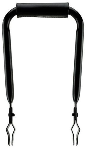 Fiets Simson Rugleuning smal met vinyl rugkussen - zwart