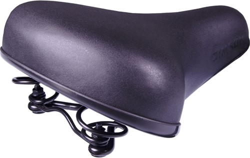 Fiets zadel Simson Basic Zwart