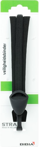 Fiets Snelbinder Bibia triobinder haak All black