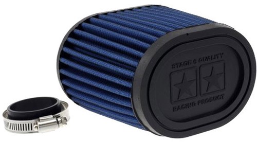 Powerfilter Stage6 Racing DRAG RACE Blauw 44 / 49mm Aansluiting S6-35058/BL