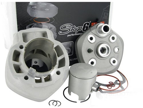 Cilinder + Kop Stage6 Racing 70cc Pro Gilera Runner / Piaggio Nrg Power / Gilera Dna / Piaggio Zip 2000 SP / Piaggio Nrg / Derbi Gp1 / Aprilia SR Street 
