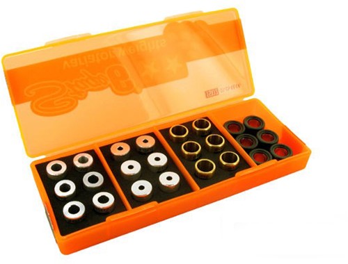Variorollen Set Stage6 15x12 - 5.0Gr - 5.5Gr - 6.0Gr - 6.5Gr Universeel Scooter 4 Delig + Hoesjes