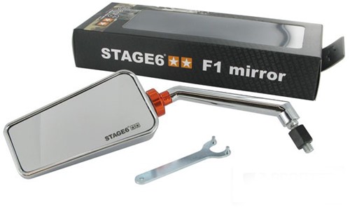 Spiegel Stage6 F1 Links Chroom Universeel Scooter M8 Draad