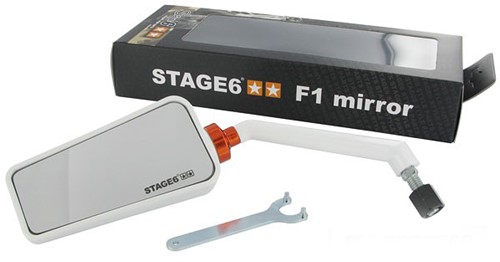 Spiegel Stage6 F1 Links Wit Universeel Scooter M8 Draad