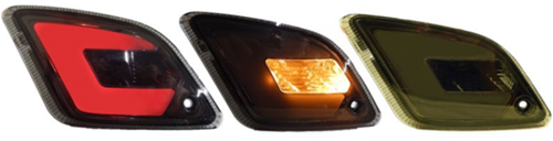 Knipperlicht Set Power1 Vespa Gts 250 / Vespa Gts 300 Achterzijde Smoke Tube