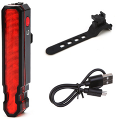 Smart Achterlicht + Remlicht Aplus Universeel E-step / E-bike LED BL04 + Remlicht