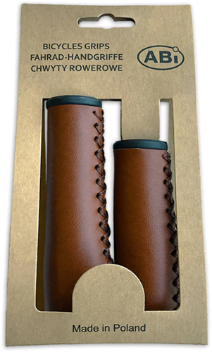 Fiets Handvatten set 120 / 95 mm - Bruin