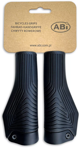 Fiets handvatten set ABI 130 mm - Zwart