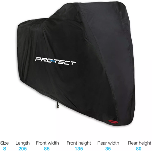 Scooterhoes Pro-tect Zwart Zilver 205 x B 85 x H 135cm