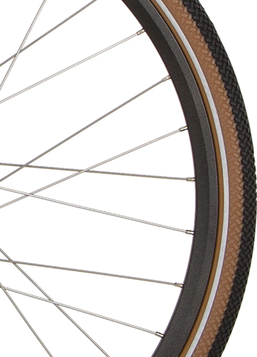 Fiets buitenband Cortina btb Canberra 28 x 1.75 zw/gumwal refl