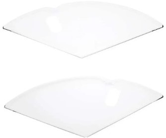 Fiets jasbeschermer 24 lakdoek wit