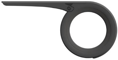 Fiets Herrmans kettingscherm Fuse 42-44T Ø125mm mat zwart