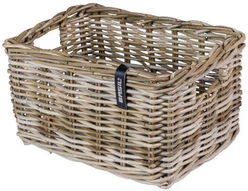 Fiets Basil mand Dax S rotan grijs