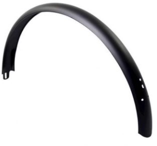 Fiets Achterspatbord 24" mat zwart, Transport