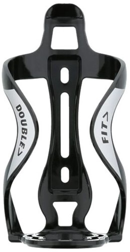 Fiets Simson "Double Fit" fles- en bidonhouder, glans zwart