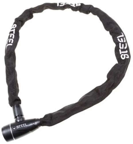 Fiets Steel kettingslot Pro Lite 5x1100, zwart
