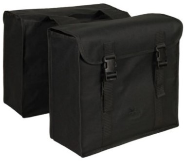 Fiets Greenlands dubbele tas, zwart