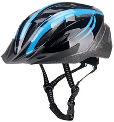 FALKX Helm blauw/zwart. Voldoet aan NEN-EN 1078:2012+A1:2012 - Maat M