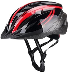 FALKX Helm rood/zwart. Voldoet aan NEN-EN 1078:2012+A1:2012 - Maat M