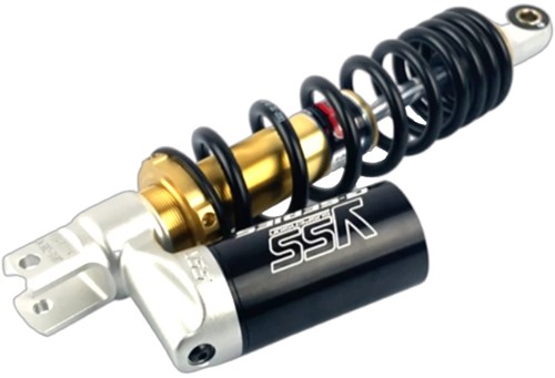 Schokbreker YSS G Serie Gasgevuld scooter 280mm Goud/Zwart