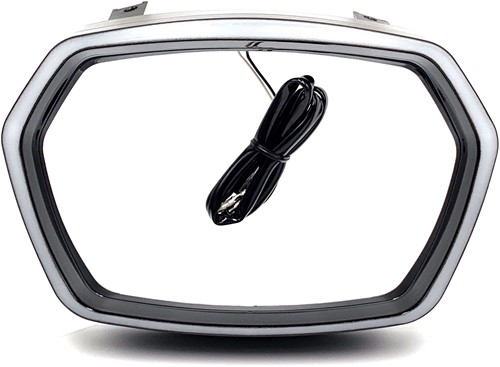 Koplamprand Mat Zwart + Led Lamp Tube 2.0 Vespa Sprint DMP