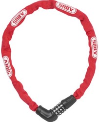 Fiets Abus kettingslot code Steel-O-Chain 5805C/75 Rood
