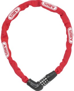 Fiets Abus kettingslot code Steel-O-Chain 5805C/75 Rood