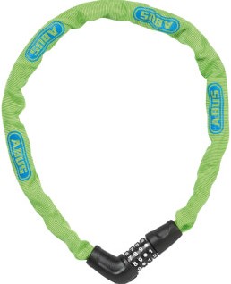 Fiets Abus kettingslot code Steel-O-Chain 5805C/75 lime
