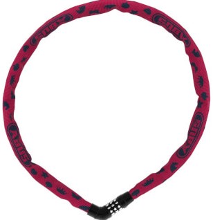 Fiets Abus kettingslot code 4804C/75 pink symbols