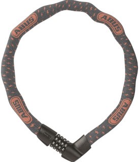 Fiets Abus kettingslot code Tresor 1385/75 grey lightning
