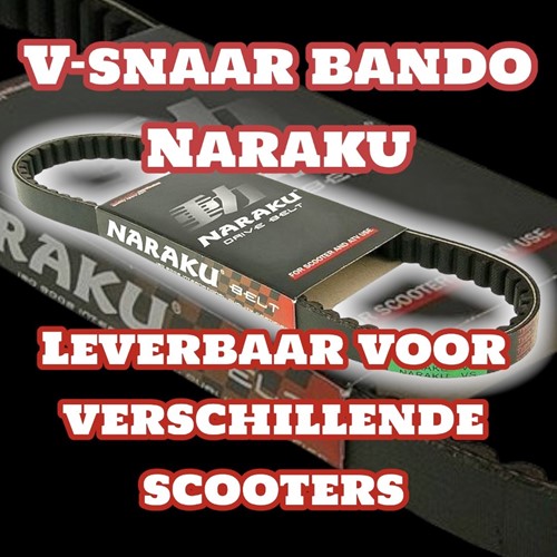 V-snaar Naraku Voor Kymco 50 / Sym 50 / GY6 met 12inch Wielen maat 738x18-2