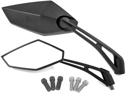 Spiegelset 101 Octane Zwart Scooter Universeel (M8 - M10 bouten)