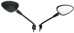 Spiegelset Mat Zwart Piaggio Zip 50 4T / Vespa Primavera / Sprint / Vespa Elettrica DMP