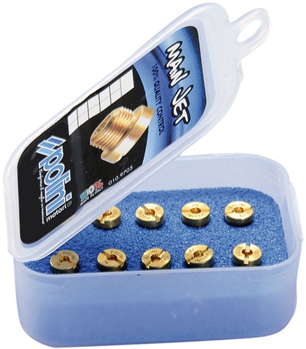 Sproeierset Polini Dellorto Groot 60 t/m 78 (10pcs 6mm draad) 362.0002