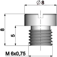 Sproeierset Motofoce Dellorto Groot 50 t/m 72 (10pcs 6mm draad)  - 40
