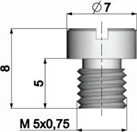 Sproeierset Motofoce Dellorto Klein 100 t/m 122 (10pcs 5mm draad) - 40