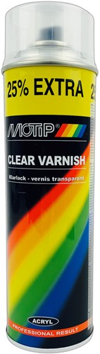 spuitbus motip blanke lak mat 500ml