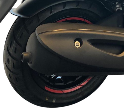 Stickerset Zijscherm Piaggio Zip 2000 Rood + Wiel stickers en Voorkap Stickers Compleet-3