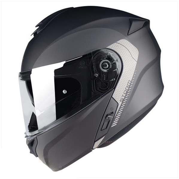 Heer lekken buitenspiegel Systeemhelm MT Helmets Storm SV Glans Zwart Maat XXL - 63-64cm Cityparts