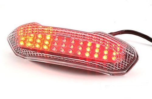 Achterlicht Led STR8 Helder Piaggio Nrg 50 / Piaggio Nrg DD 50 Power Inclusief Knipperlicht Ingebouwd 